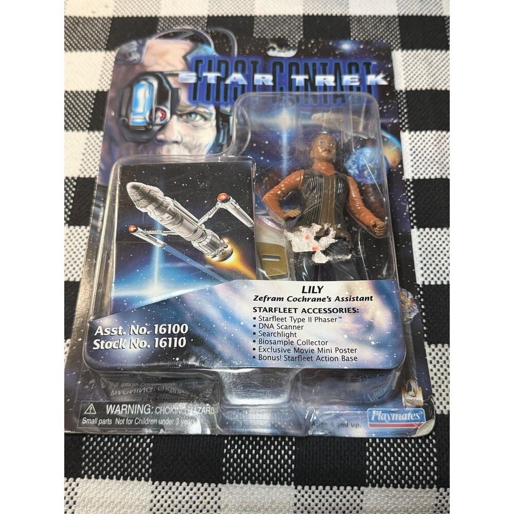 Playmates Toys Star Trek Lily (Zefram Cochrane's Assistant) First Contact